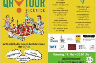 Die KÜKO Künstlerkolonie Fichtelgebirge präsentiert am 15. Mai 2022 im Kurpark von Bad Berneck ein Volksfest