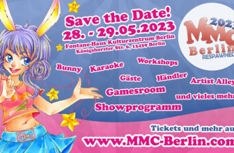 MMC respawned – Mega Manga Convention * Berlin, 28./29.05.2023 Fontanehaus * Märkisches Viertel