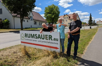 Rumsauer GmbH, Spezialist für Garten- und Landschaftstechnik, feiert 75-jähriges Firmenjubiläum